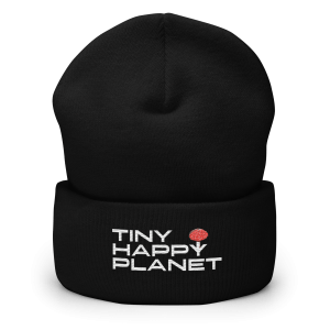 Black Mushroom Beanie